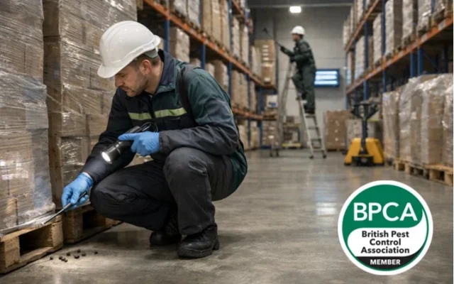pest control for warehouses, BPCA approved pest control, pest prevention practices